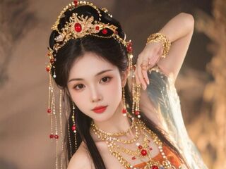 cam girl playing with dildo AngerlaMei